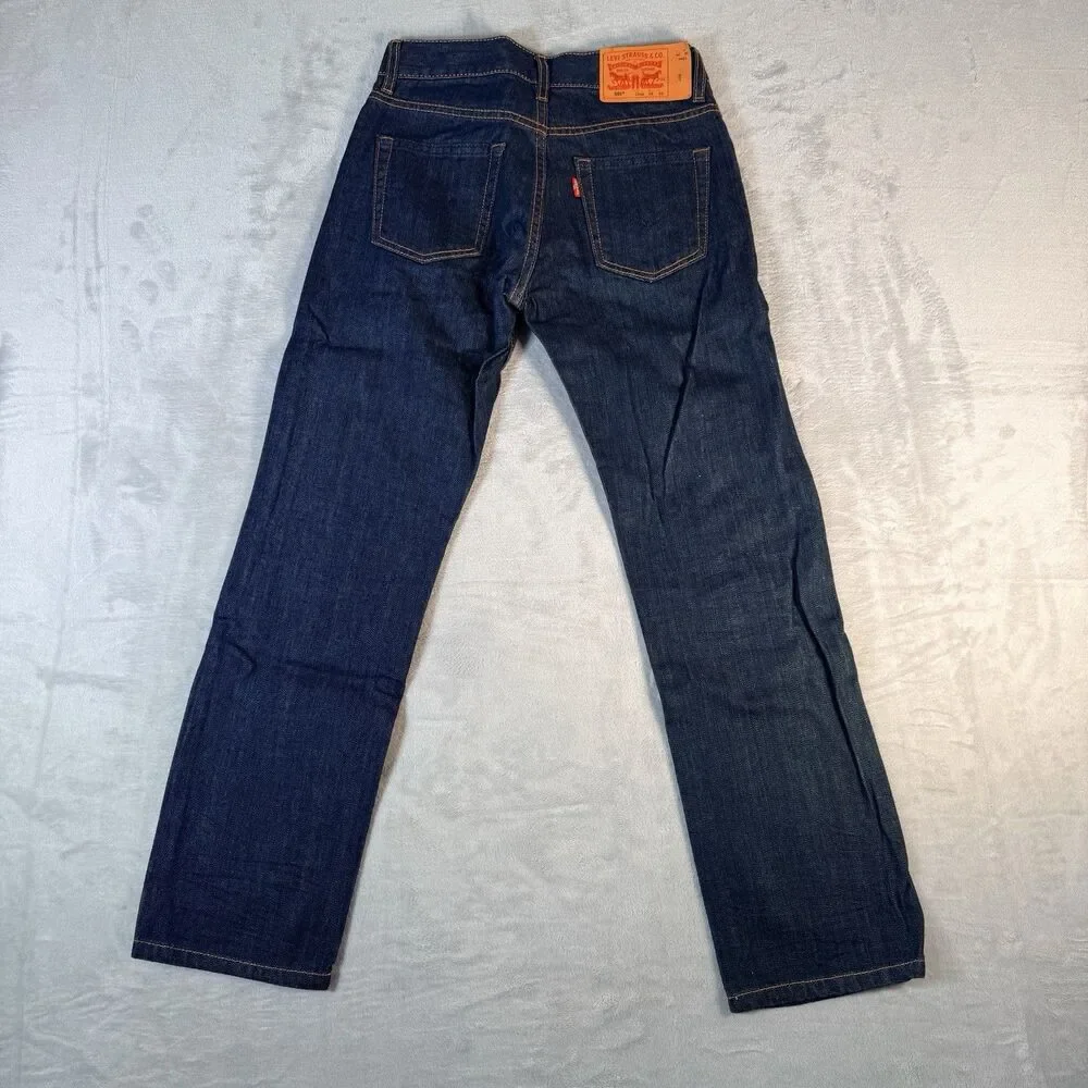 Levi’s 501 Boys Blue jeans 26x26 12reg Brand New - Picture 10 of 11